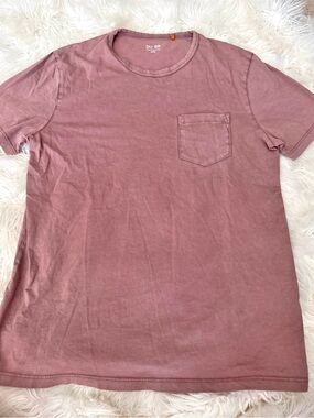 DU/ER Men's Short-Sleeve Pocket Tee in Dusty Rose